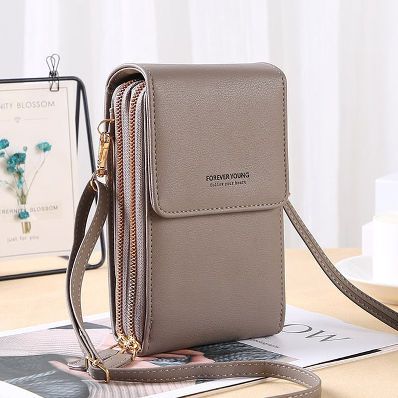 Buylor Bolsas Women&#39;s Bag 2023 Trend Handbags Soft Leather Wallets Touch Screen Cell Phone Purse Fashion Crossbody Shoulder Bags