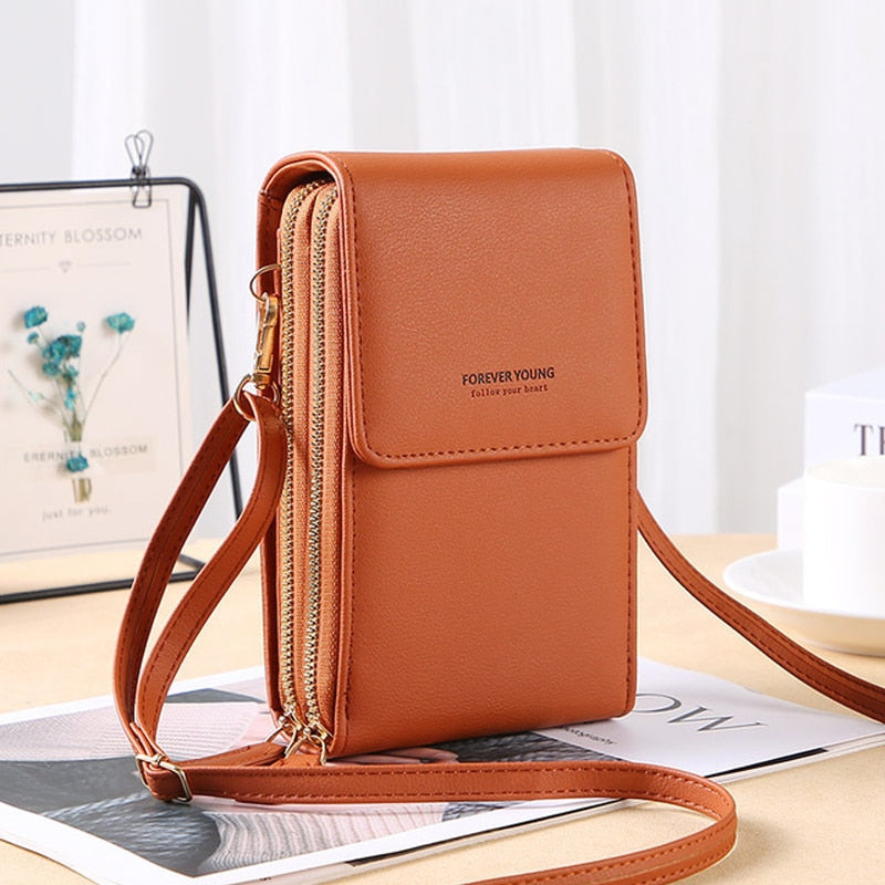 Buylor Bolsas Women&#39;s Bag 2023 Trend Handbags Soft Leather Wallets Touch Screen Cell Phone Purse Fashion Crossbody Shoulder Bags