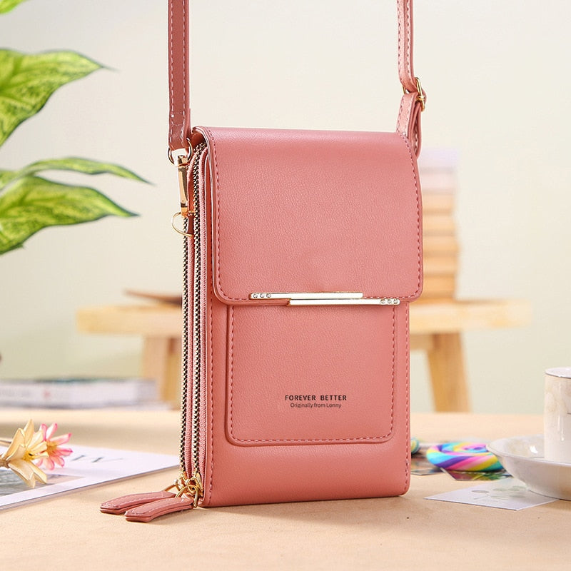 Buylor Bolsas Women&#39;s Bag 2023 Trend Handbags Soft Leather Wallets Touch Screen Cell Phone Purse Fashion Crossbody Shoulder Bags