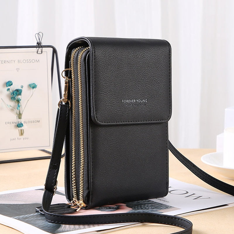 Buylor Bolsas Women&#39;s Bag 2023 Trend Handbags Soft Leather Wallets Touch Screen Cell Phone Purse Fashion Crossbody Shoulder Bags