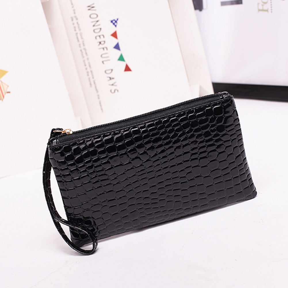 Women Wallets Fashion Lady Wristlet Handbags Long Money Bag Zipper Coin Purse Cards ID Holder Clutch Woman Wallet PU Leather