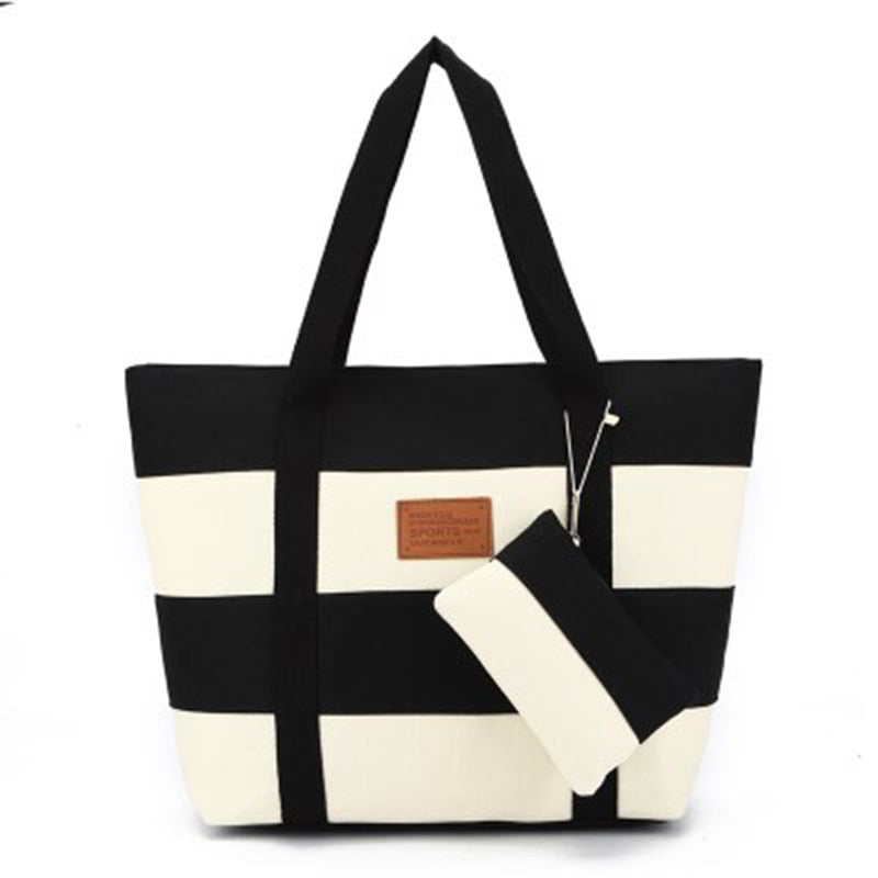 Women Canvas Beach Bags Fashion Large Handbags Female Shoulder Bag Ladies Shopping Messenger Tote Handbag Designer Bolsa SS0337