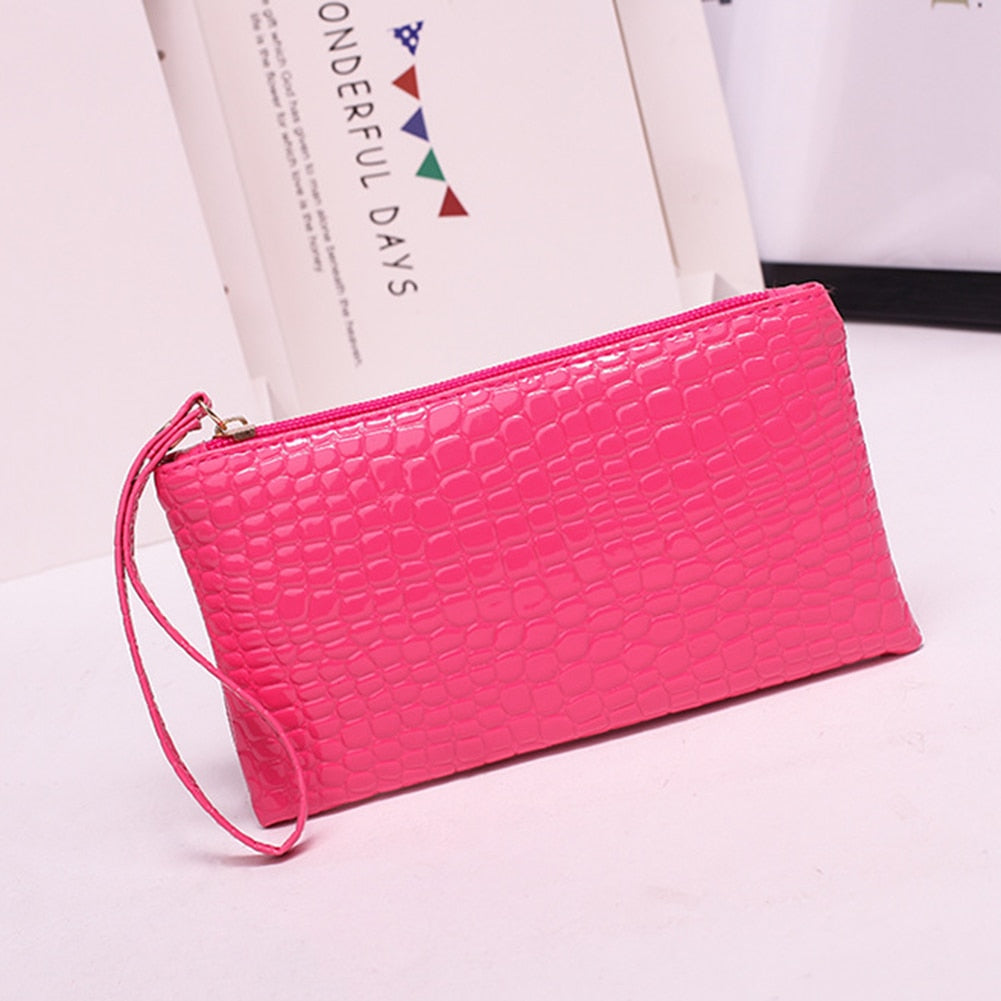 Women Wallets Fashion Lady Wristlet Handbags Long Money Bag Zipper Coin Purse Cards ID Holder Clutch Woman Wallet PU Leather