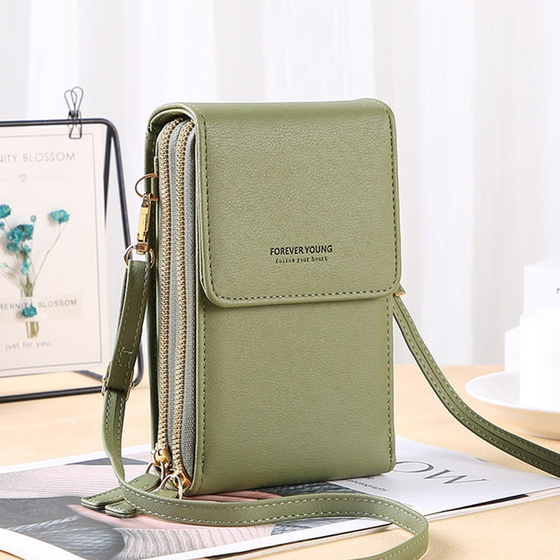 Buylor Bolsas Women&#39;s Bag 2023 Trend Handbags Soft Leather Wallets Touch Screen Cell Phone Purse Fashion Crossbody Shoulder Bags