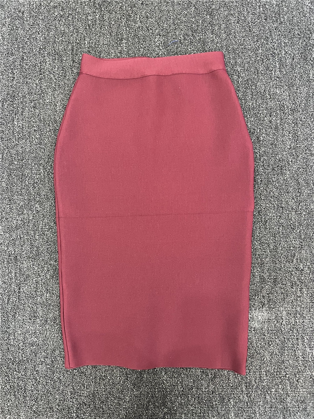 60CM Knee Length Stretch Bandage Skirts Women Candy Color Bodycon Pencil Skirt Ladies Elegant Office Business Formal XL XXL