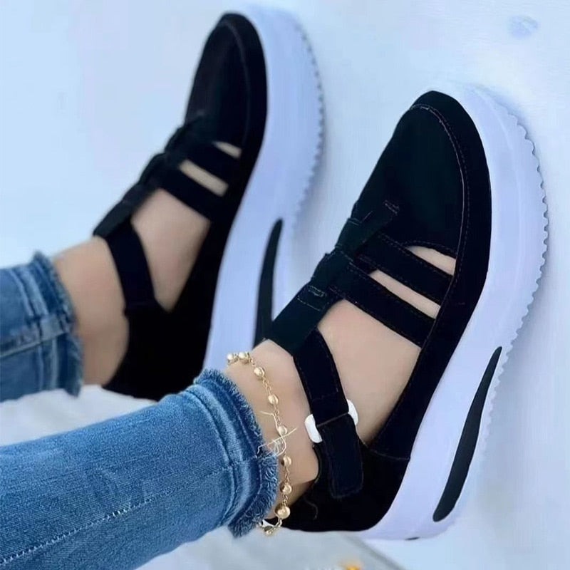 Women Sneakers Platform Casual Breathable Sport Design Vulcanized Shoes Fashion Tennis Female Footwear