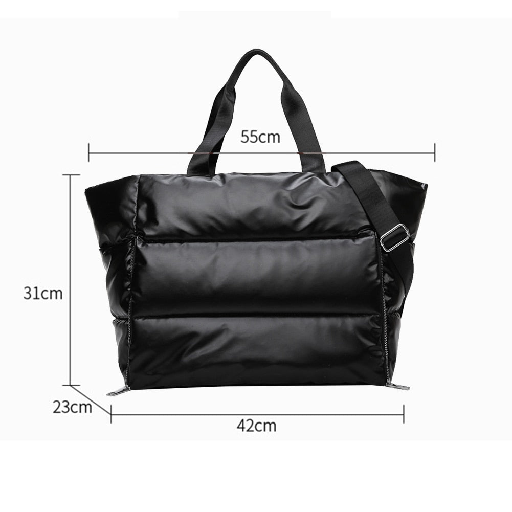 Dry-Wet Separation Yoga Handbags Large Capacity Waterproof Outdoor Gym Sports Travel Crossbody Bags Shoulder Bag for Women