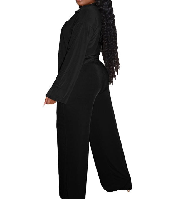 Women's fashionable casual velvet warm suit