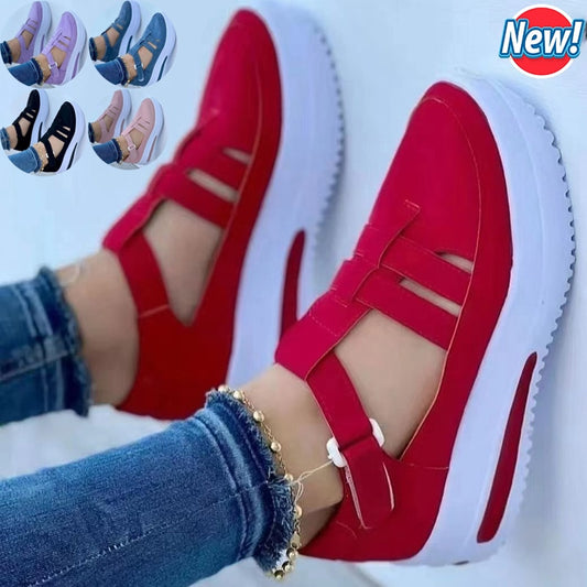 Women Sneakers Platform Casual Breathable Sport Design Vulcanized Shoes Fashion Tennis Female Footwear